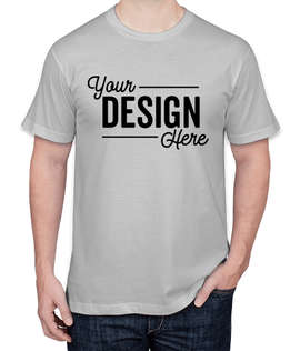 American Apparel USA-Made Jersey T-shirt - Color: New Silver