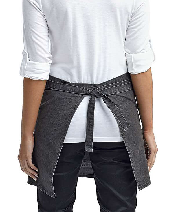 Artisan Collection Denim Waist Four-Pocket Apron - Embroidered