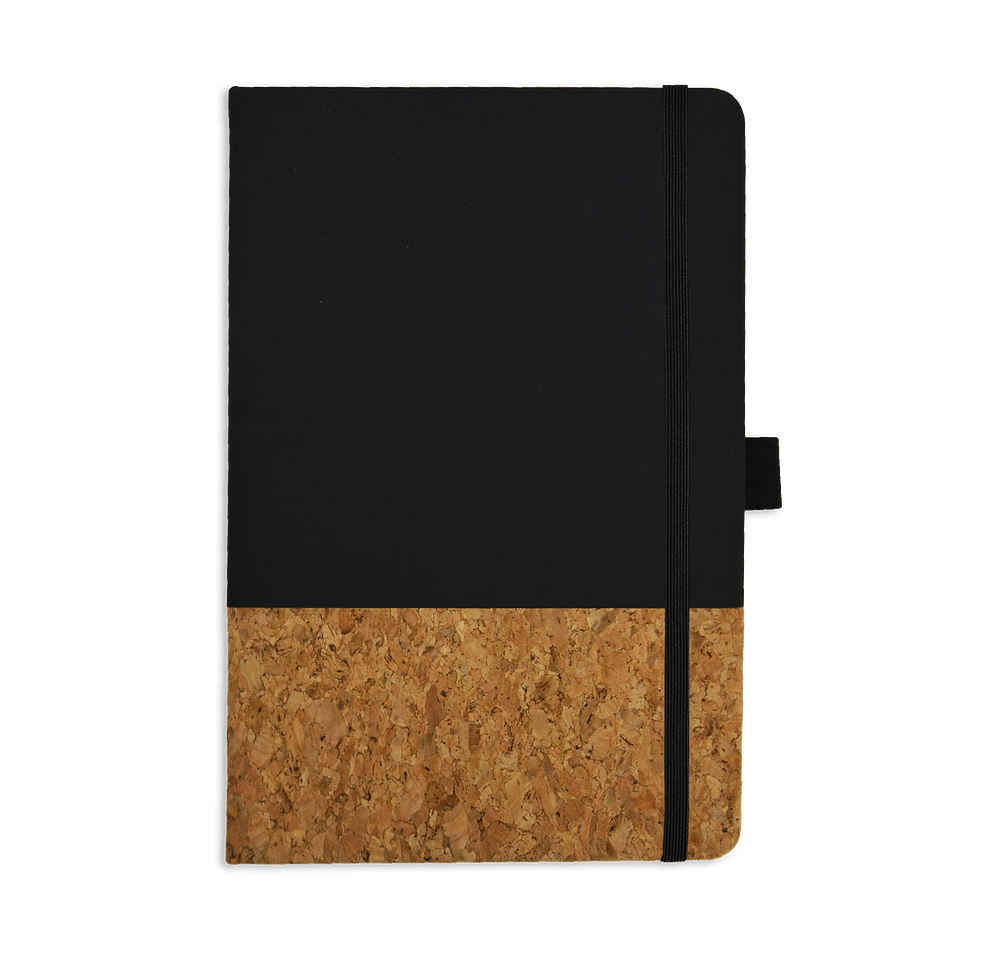 Debossed Feeling Corky Hard Cover Notebook-default