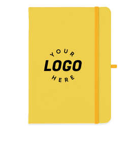 Medium Hard Cover Notebook - Color: Yellow