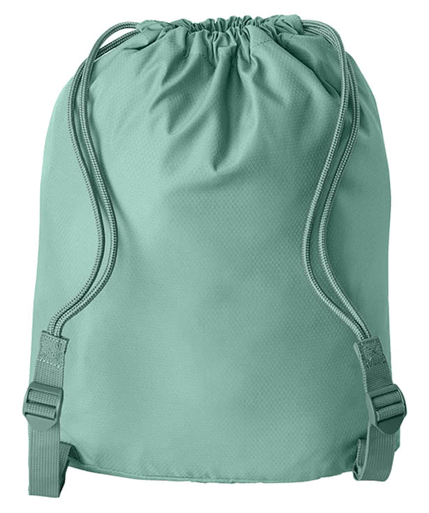 Full Color Port Authority Diamond Pocket Drawstring Bag