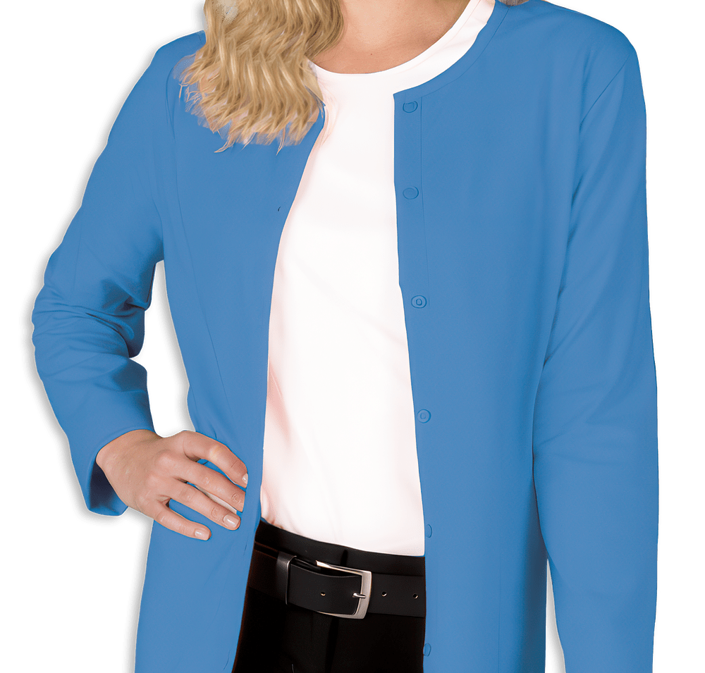 Blue Generation Women's Jersey Button-Front Cardigan-default