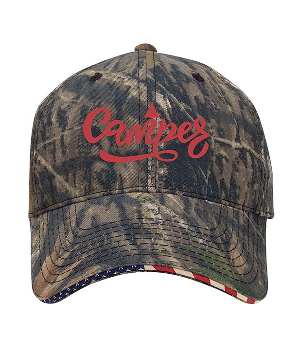 Camo Patriotic Baseball Hat