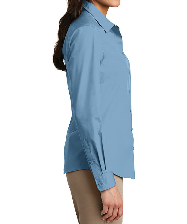Port Authority Women's Carefree Poplin Dress Shirt - Printed
