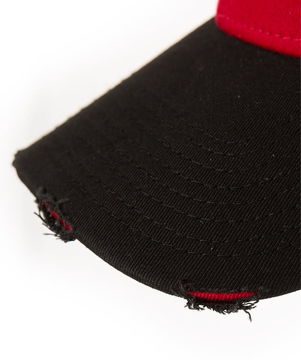 New Era 39THIRTY Distressed Stretch Fit Mesh Hat