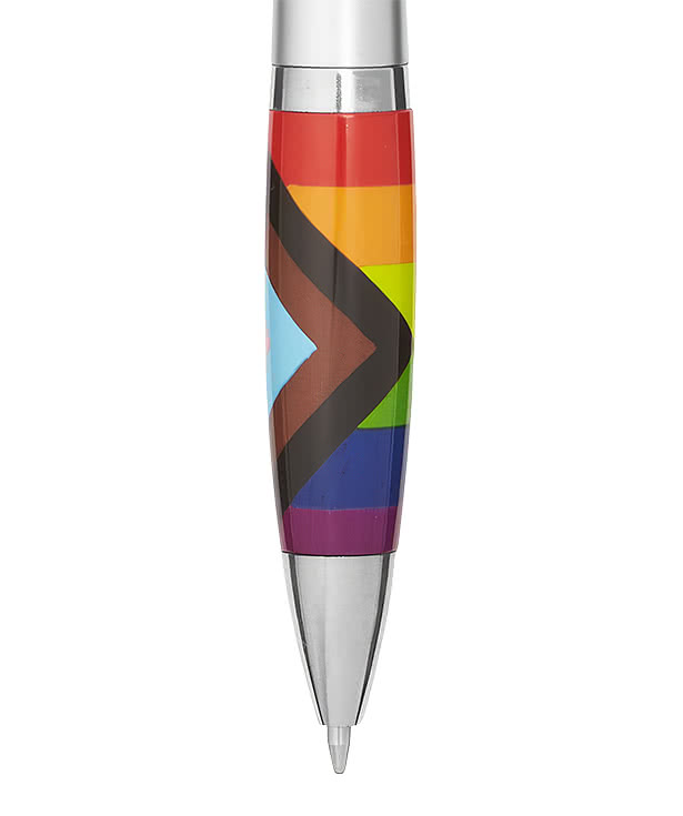 Rainbow Retractable Ballpoint Pen (black ink)