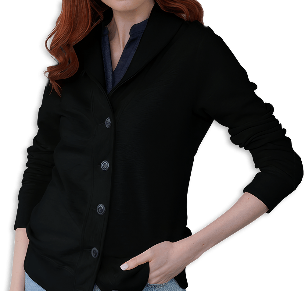 Redwood Classics Women's Lawren French Terry Button-Front Cardigan-default