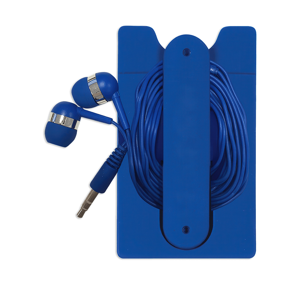 Phone Wallet with Earbuds-default