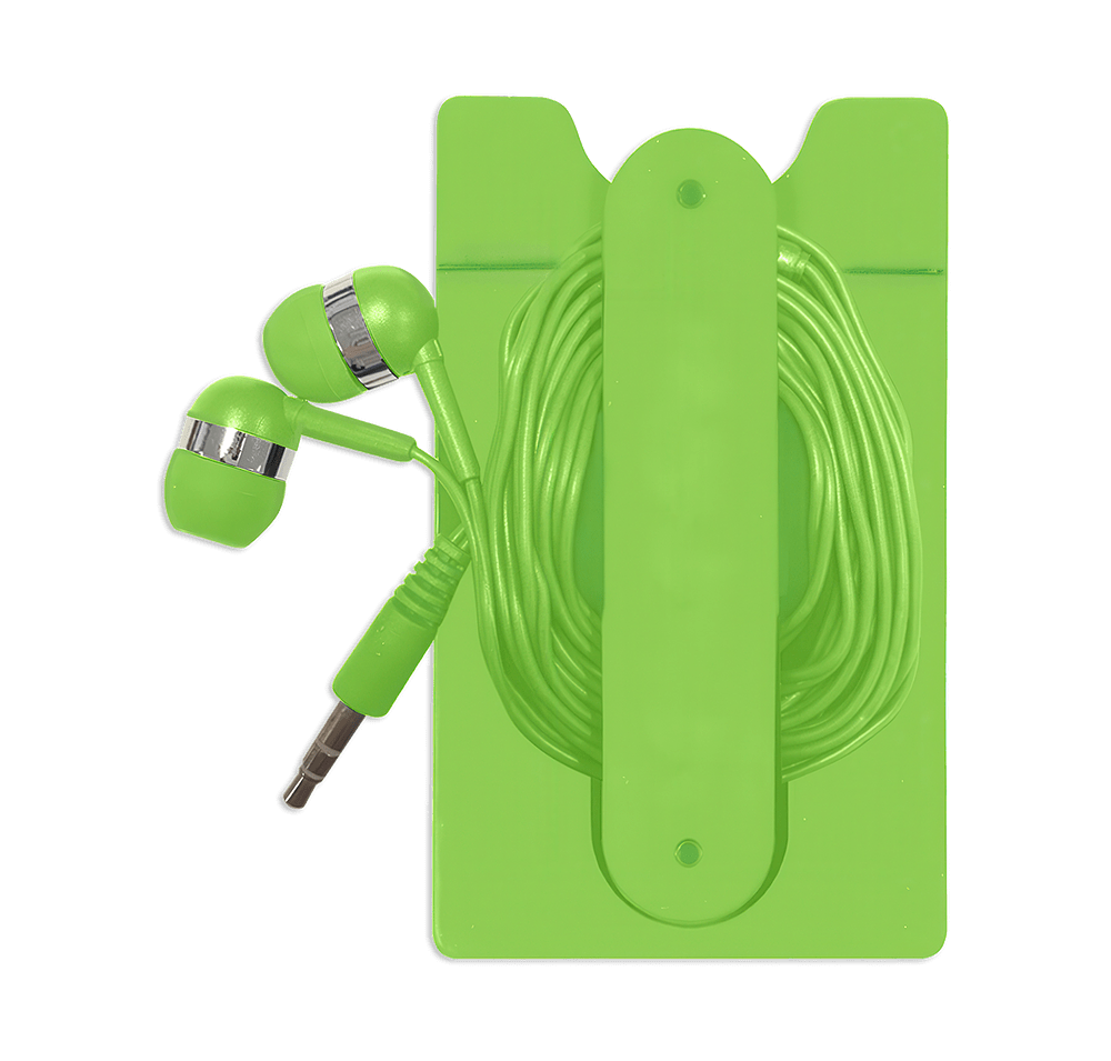 Phone Wallet with Earbuds-default