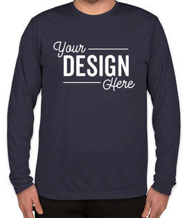 Sport-Tek Soft Jersey Long Sleeve Performance Shirt - Color: True Navy