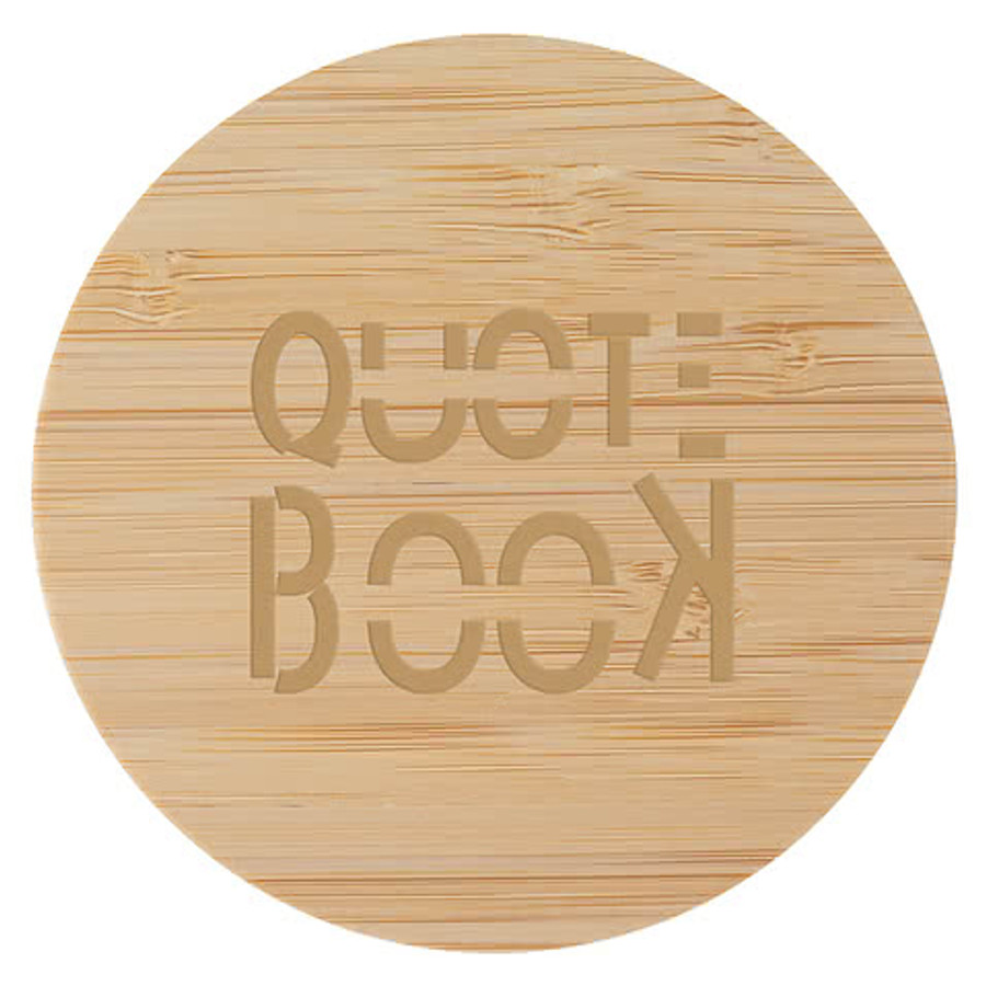 Laser Engraved Bamboo 15W Wireless Charging Pad
