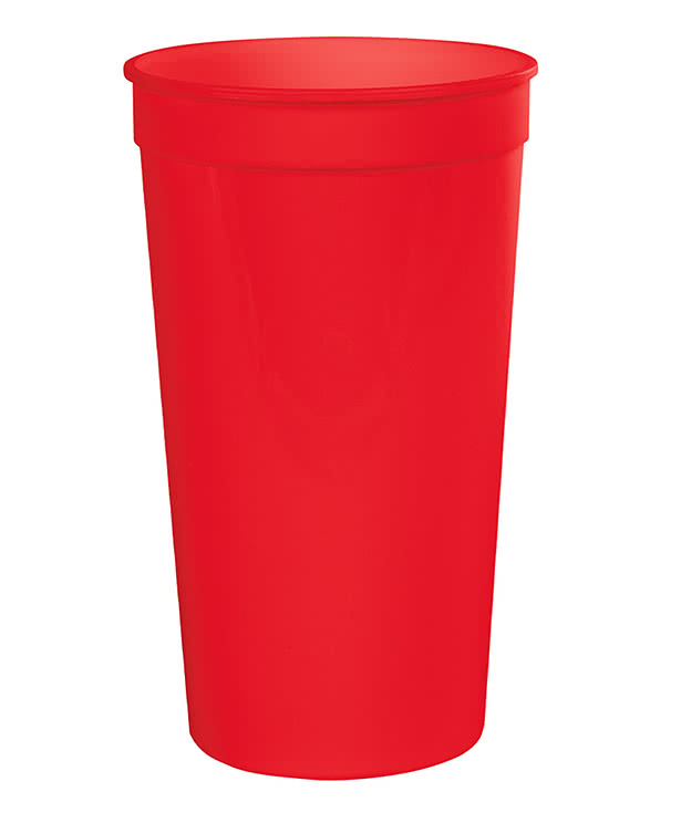 Full Color 32 oz. Big Game Plastic Stadium Cup (Case of 500)