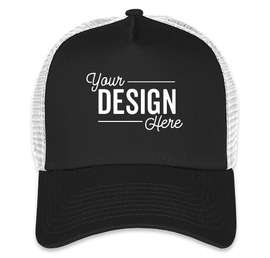 New Era 9FORTY Snapback Trucker Hat - Color: Black / White