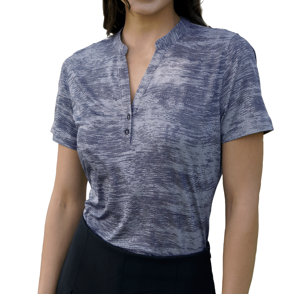 Vansport Women's Pro Digi Print UPF 50+ Performance Polo-default