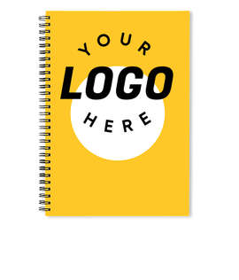 Circle JournalBooks ® Spiral Notebook - Color: Yellow