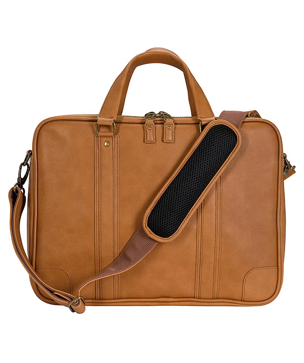 Debossed Kapston Natisino 15" Computer Briefcase