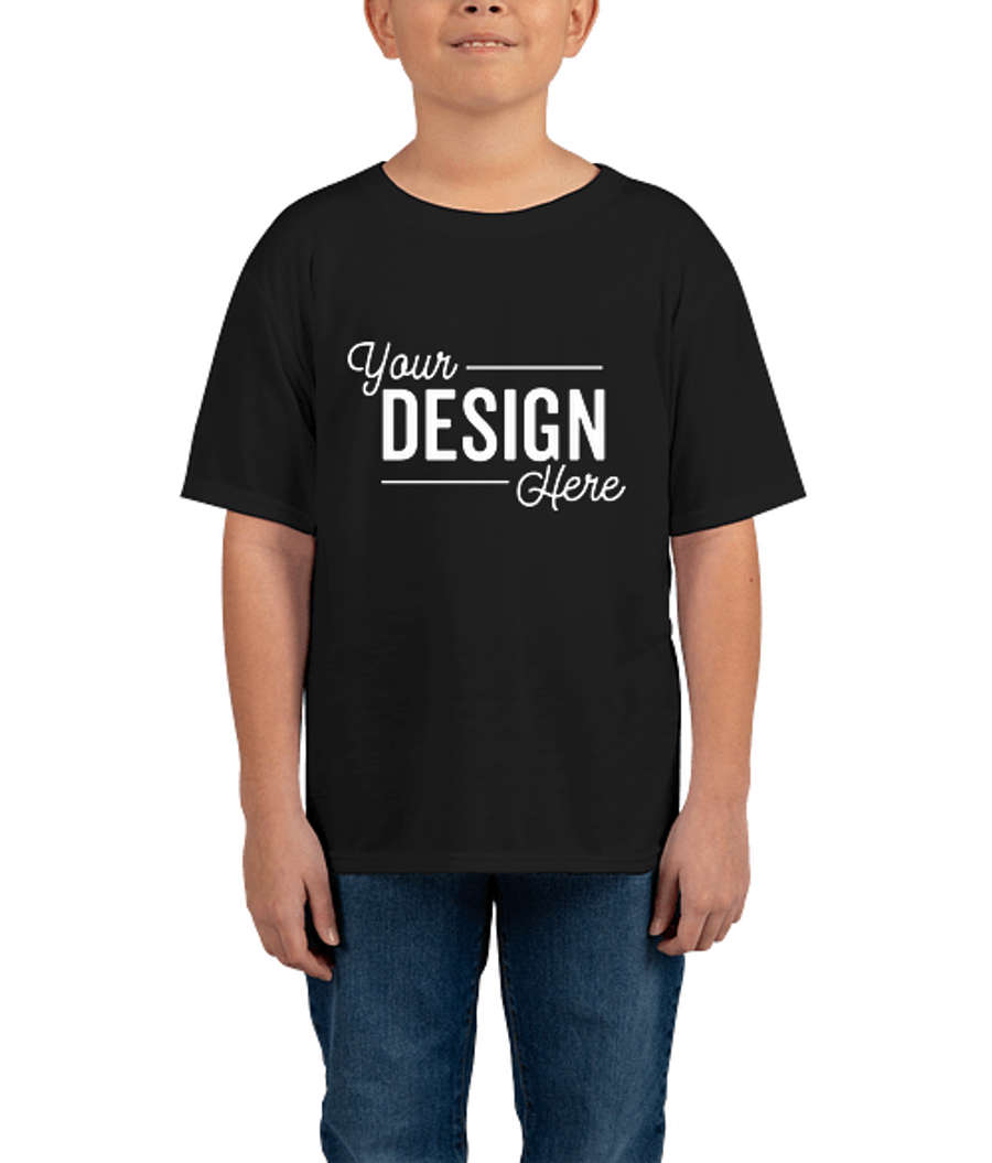 Bella + Canvas Youth Tri-Blend T-shirt in Solid Black Tri-Blend