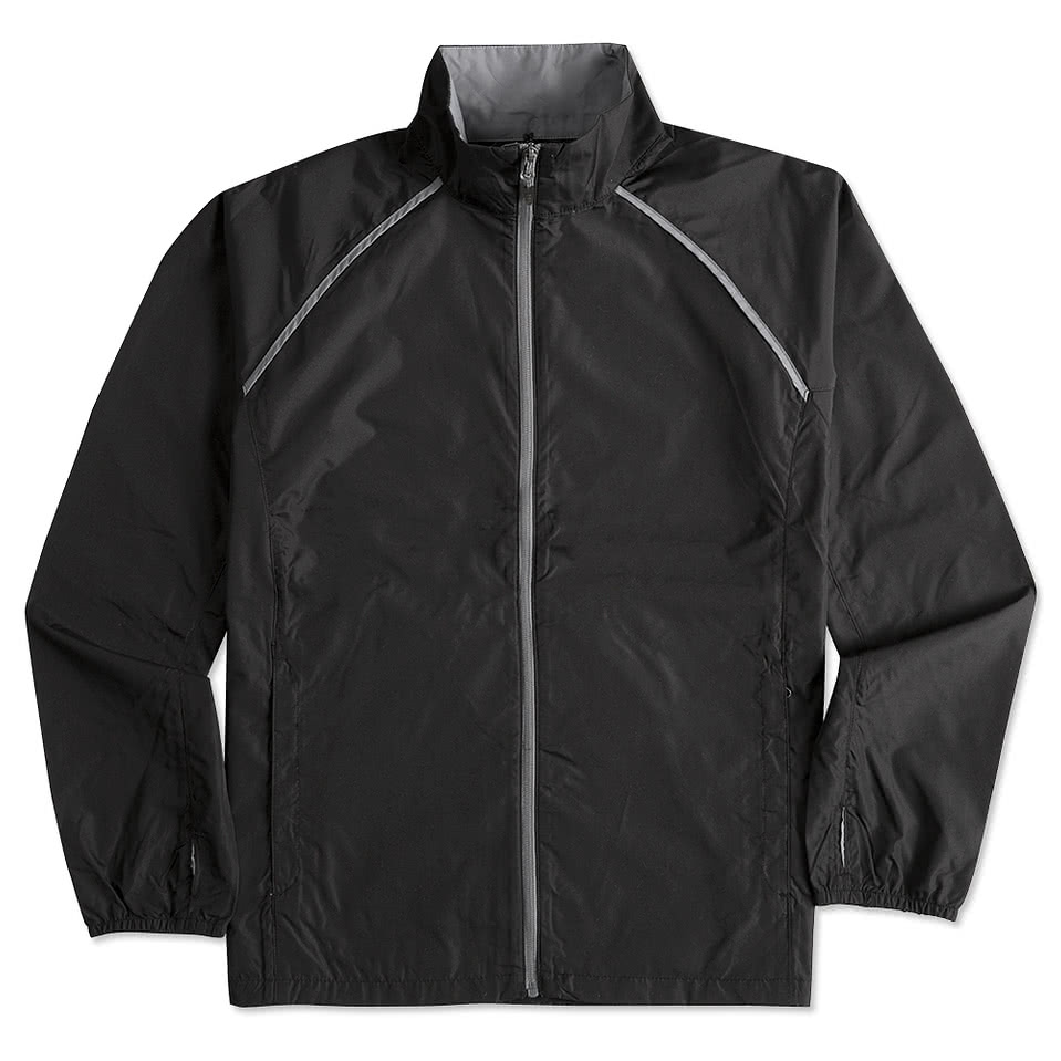 Elevate Egmont Packable Contrast Zipper Windbreaker