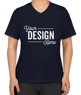 Canada - Team 365 Women's Zone V-Neck Performance Shirt - Color: Sport Dark Navy