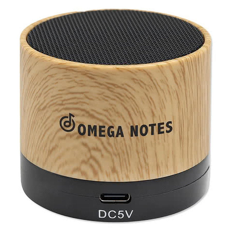 Allegro Woodgrain Wireless Bluetooth Speaker in Woodtone