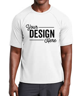 Sport-Tek Rash Guard Shirt - Color: White