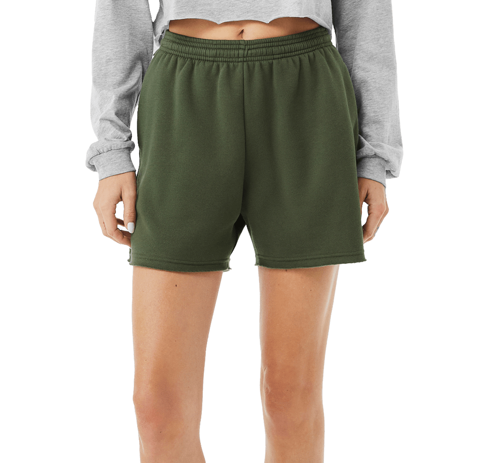 Bella + Canvas Women's Cutoff Pocket Sweatshorts-default