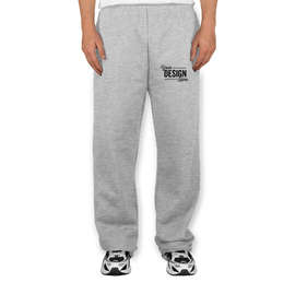 Jerzees Open Bottom Sweatpants - Color: Ash