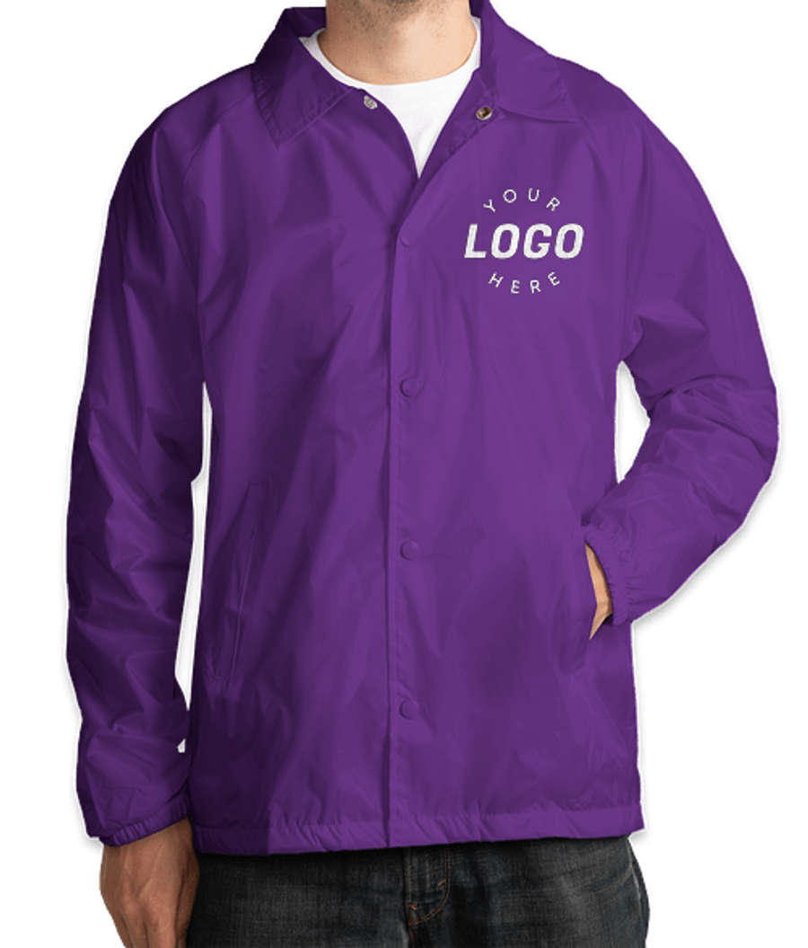 Augusta Coaches Jacket in Purple