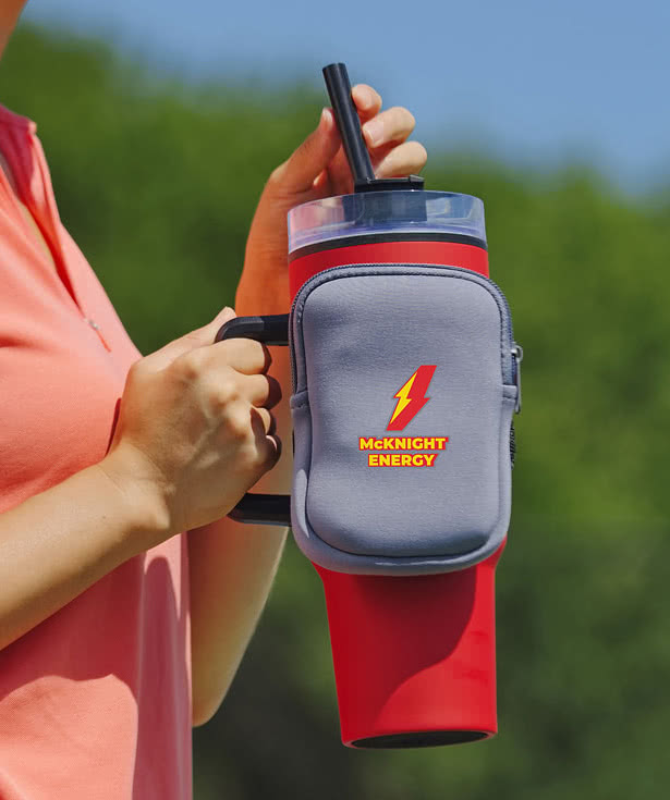 Full Color Cup Cadet Zippered Tumbler Pouch