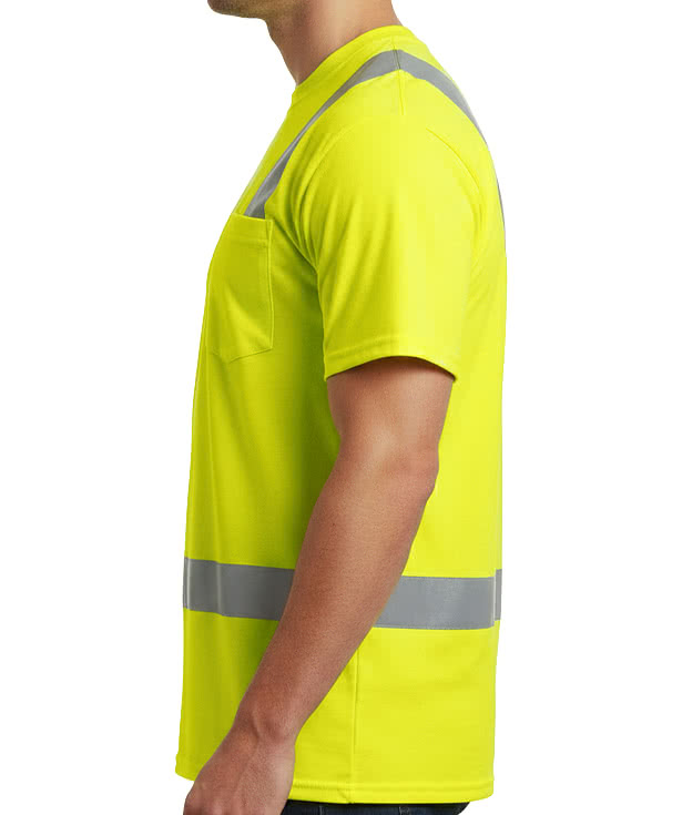 Red Kap Hi-Visibility Performance Pocket T-Shirt