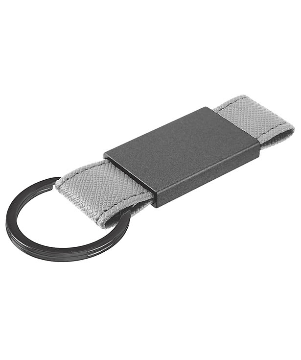 Laser Engraved Paxton Leatherette Keychain