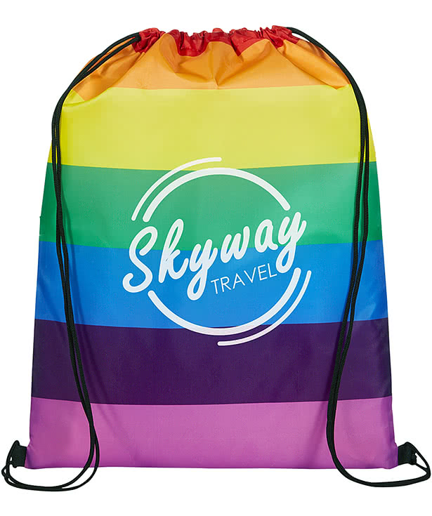 Rainbow Drawstring Bag