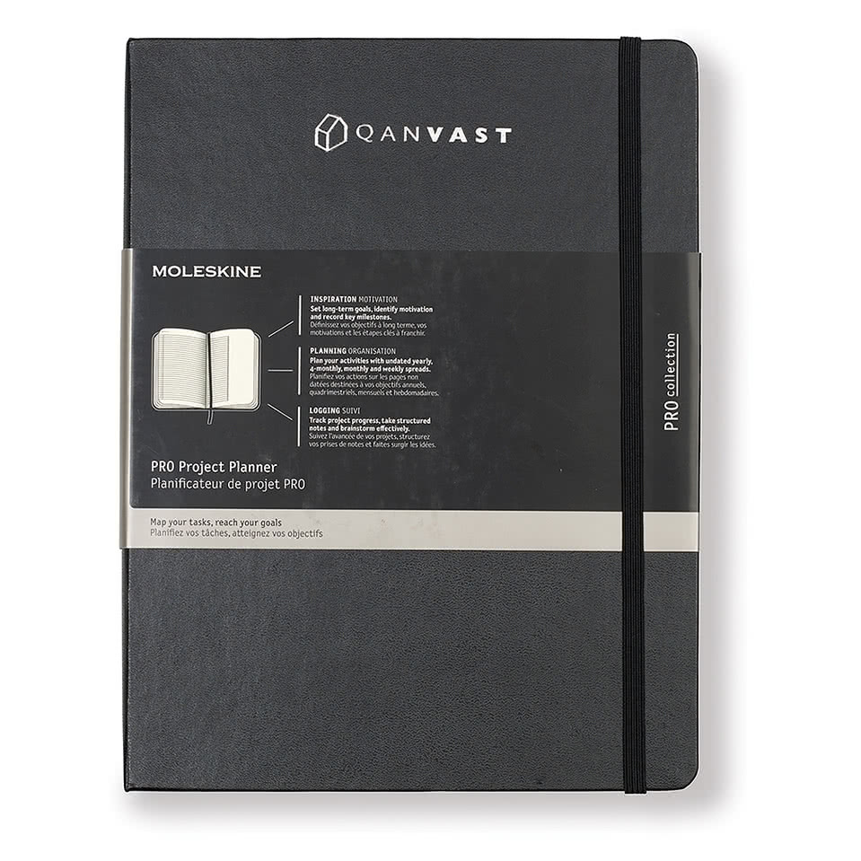 Moleskine Hard Cover Ruled XL Professional Project Planner