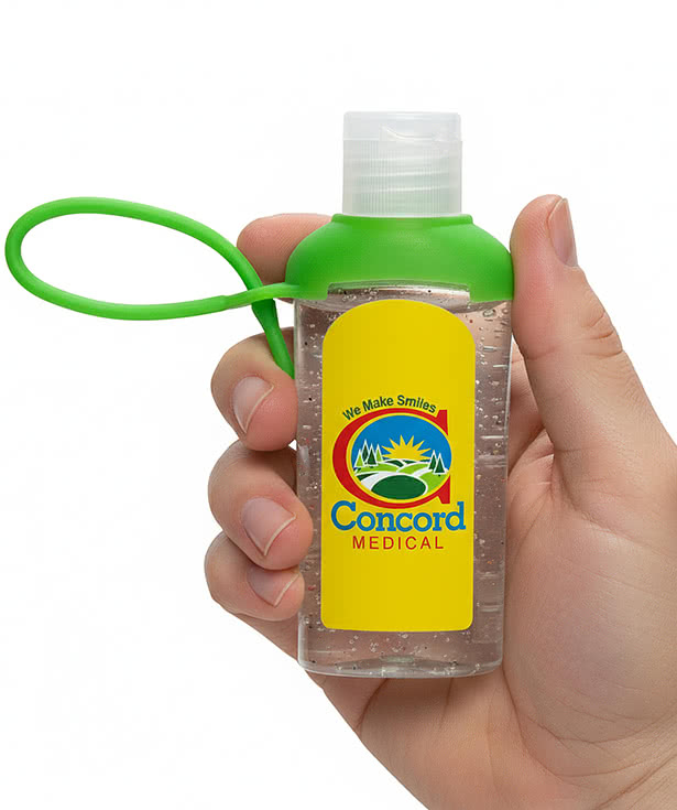 Full Color Caddy Strap 2 oz. Hand Sanitizer