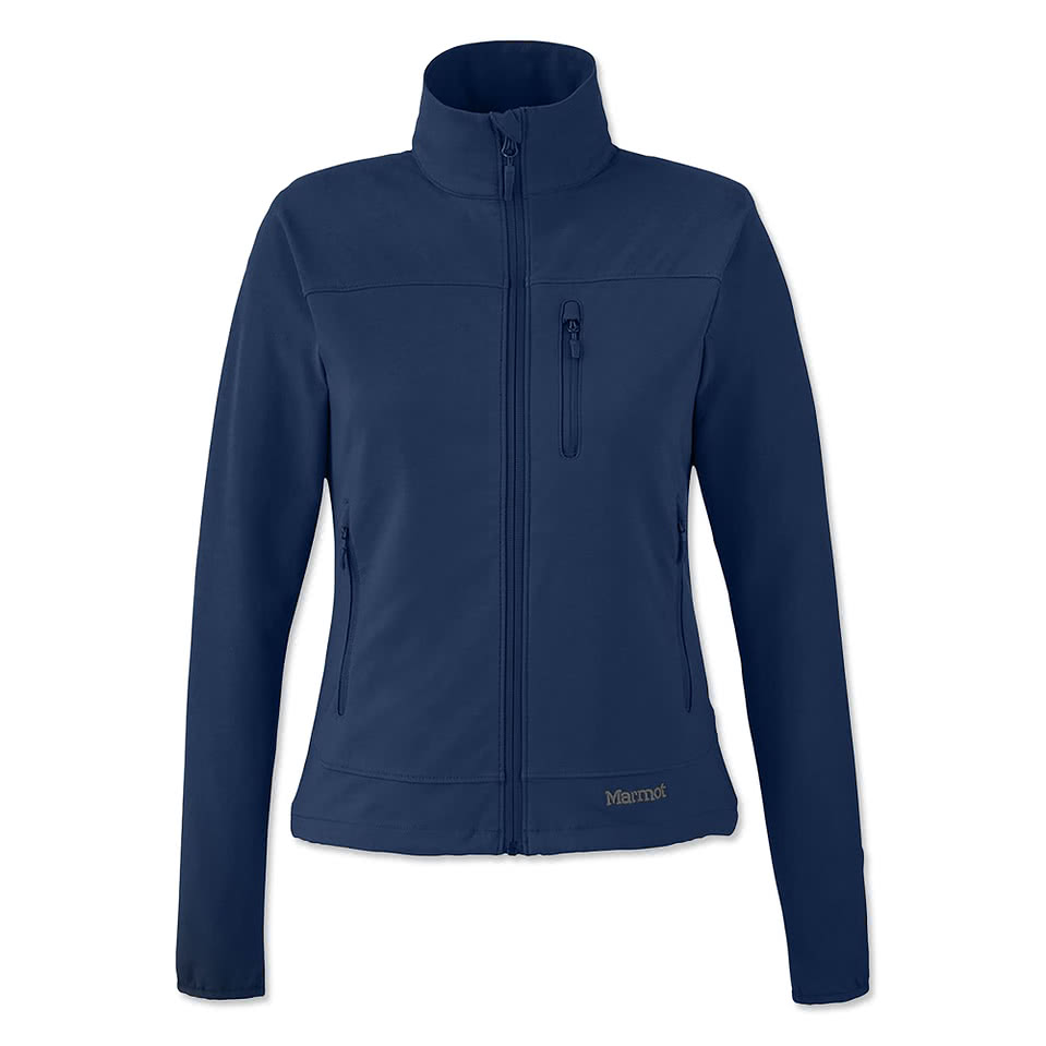 Marmot Women's Tempo Lightweight Soft Shell Jacket - Embroidered
