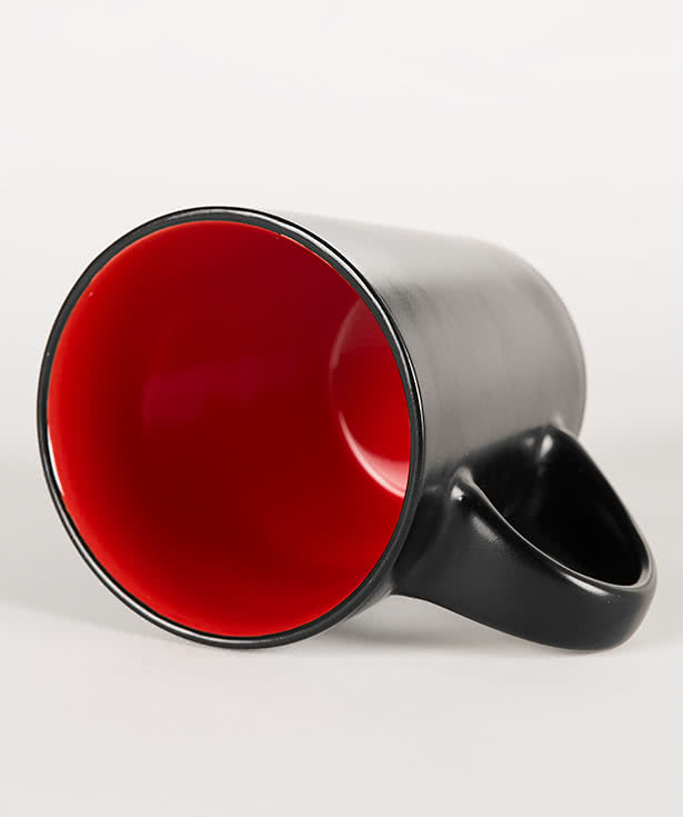 12 oz. Ceramic Two-Tone Noir Mug