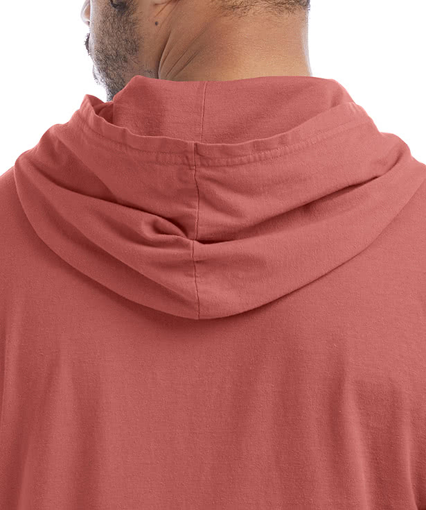 Hanes ComfortWash Garment Dyed Hooded Long Sleeve T-Shirt