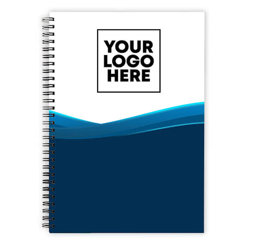 Waves JournalBooks ® Spiral Notebook in Waves