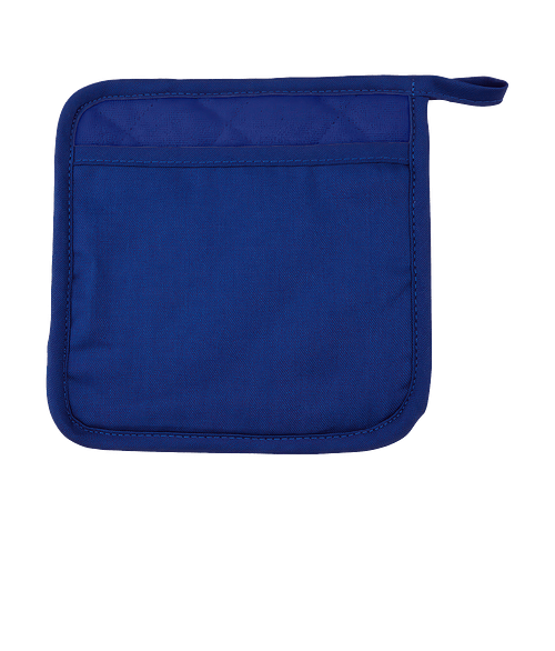 AdHolder Silicone Recycled Pot Holder in Blue