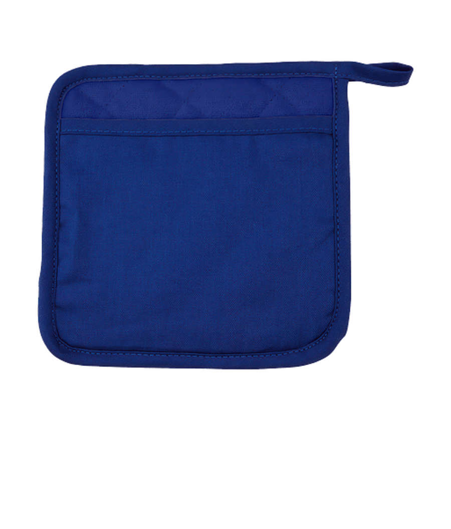 AdHolder Silicone Recycled Pot Holder in Blue