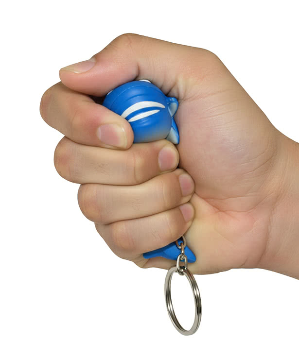 Shark Stress Reliever Keychain