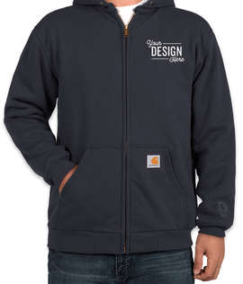 Carhartt Water Resistant Thermal Lined Zip Hoodie - Color: Navy