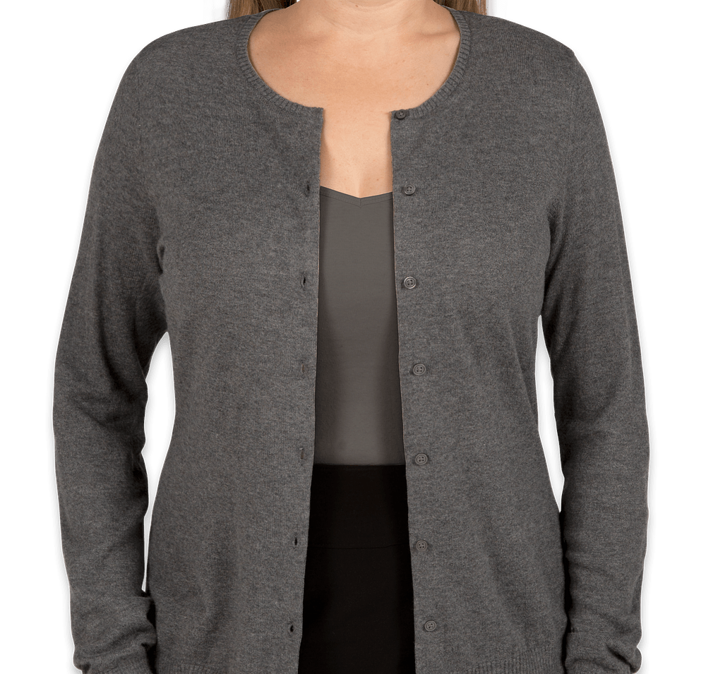 Port Authority Women's Full Button Cardigan Sweater -default