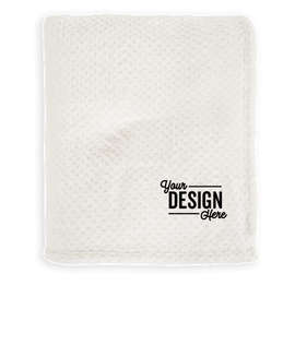 Port Authority Plush Texture Blanket - Color: Marshmallow