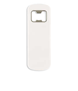Full Color Easton Magnetic Bottle Opener - Color: White