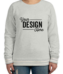 J. America Women's Varsity Crewneck Sweatshirt