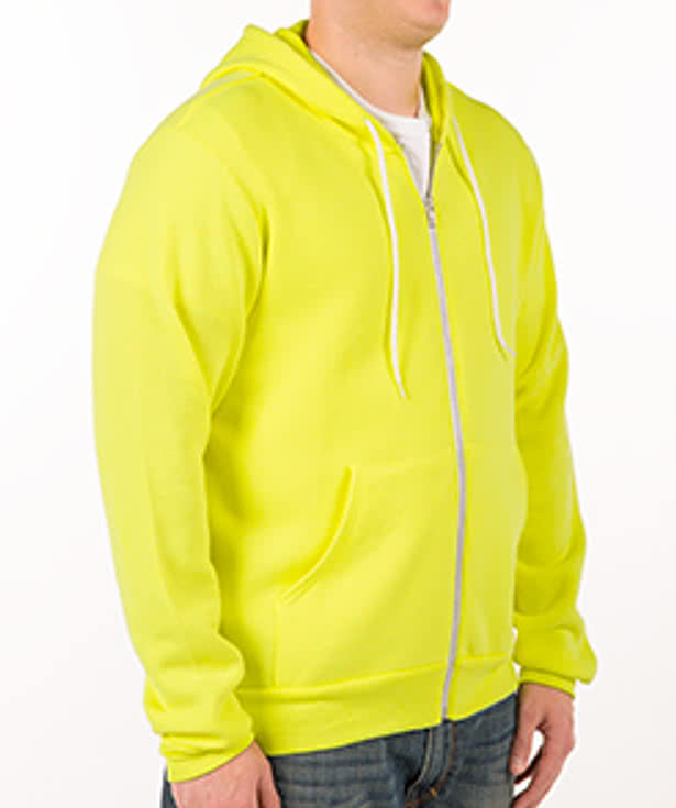 Bella + Canvas Neon Zip Hoodie
