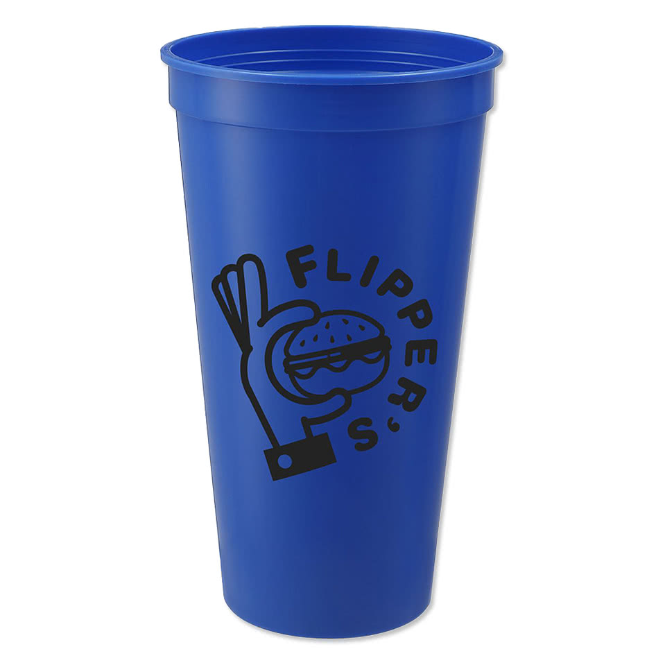 24 oz. Solid Color Stadium Cup