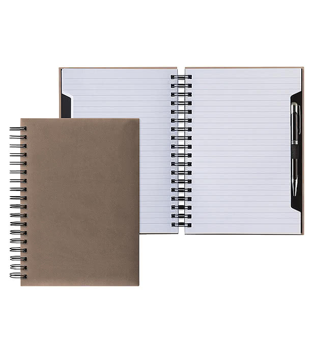 Castelli Debossed Tucson Scribe Grande Lined Spiral Hard Cover Notebook