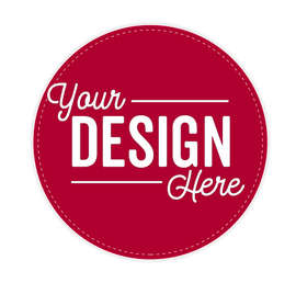 Face Masks Required 12" Circle Floor Decal - Color: Cardinal